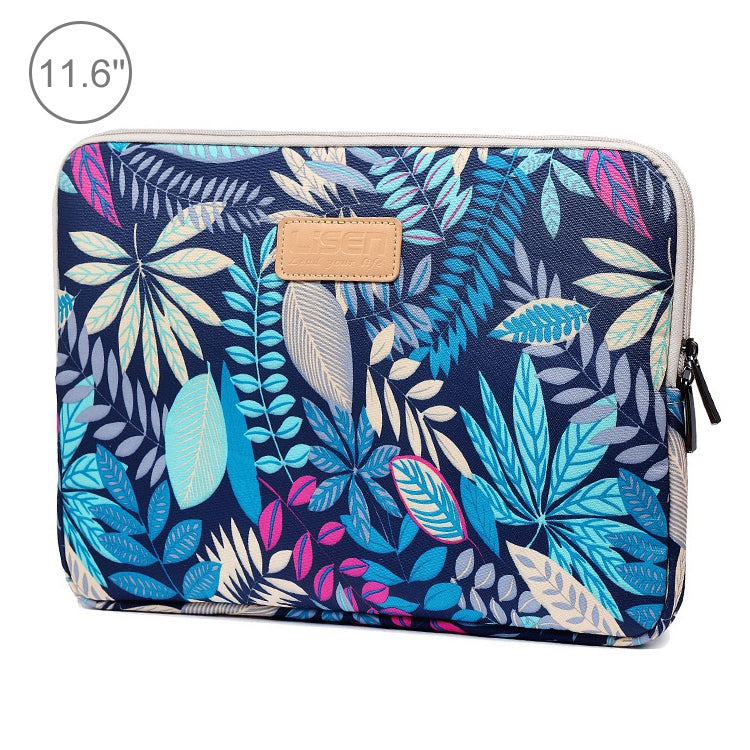 Lisen 11.6 inch Sleeve Case Colorful Leaves Zipper Briefcase Carrying Bag, 11.6 inch