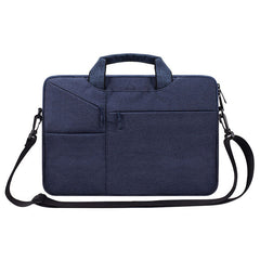 ST02S Waterproof Tear Resistance Hidden Portable Strap One-shoulder Handbag for 15.6 inch Laptops, with Suitcase Belt, ST02S 15.6 inch Navy Blue, ST02S 15.6 inch Black, ST02S 15.6 inch Dark Gray, ST02S 15.6 inch Pink, ST02S 15.6 inch Light Grey
