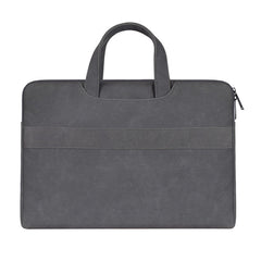 ST06 Waterproof PU Leather Zipper Hidden Portable Strap One-shoulder Handbag for 15.6 inch Laptops, with Suitcase Belt, ST06 15.6 inch Dark Gray, ST06 15.6 inch Pink, ST06 15.6 inch Light Grey