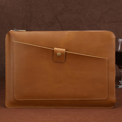 Universal Genuine Leather Business Laptop Tablet Zipper Bag For 13.3 inch and Below, 13.3 inch