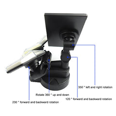 56 LEDs Home Lighting Integrated Courtyard Waterproof Double Heads Rotatable Solar Wall Light Street Light, 56 LEDs