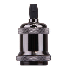 E27 Retro Vintage Screw Bulb Base Lamp Bulb Holder, Not Included Light Bulb, AC 85-265V