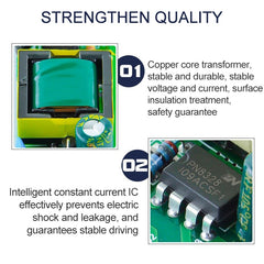 30W LED Driver Adapter Isolated Power Supply AC 85-265V to DC 24-42V, 30W