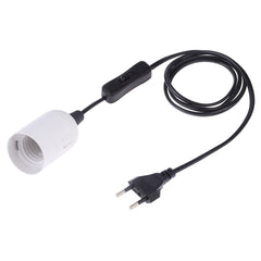 E27 Wire Cap Switch Lamp Holder Chandelier Power Socket with 1.2m Extension Cable, Small UK Plug, EU Plug, 1.5m, AU Plug, 1.2m, Big UK Plug, 1.5m, US Plug, 1.5m, Small UK Plug, 1.2m