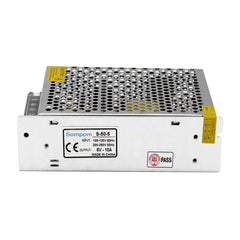 SOMPOM S-50-5 50W 5V 10A Switching Driver LED Light Strip Display Screen Lighting Monitor Power Supply, 50W 5V/10A