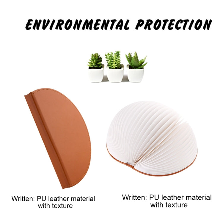 Creative Portable USB Charging Semicircle Night Light with Remote Control, Semicircle (Brown), Semicircle (Blue)