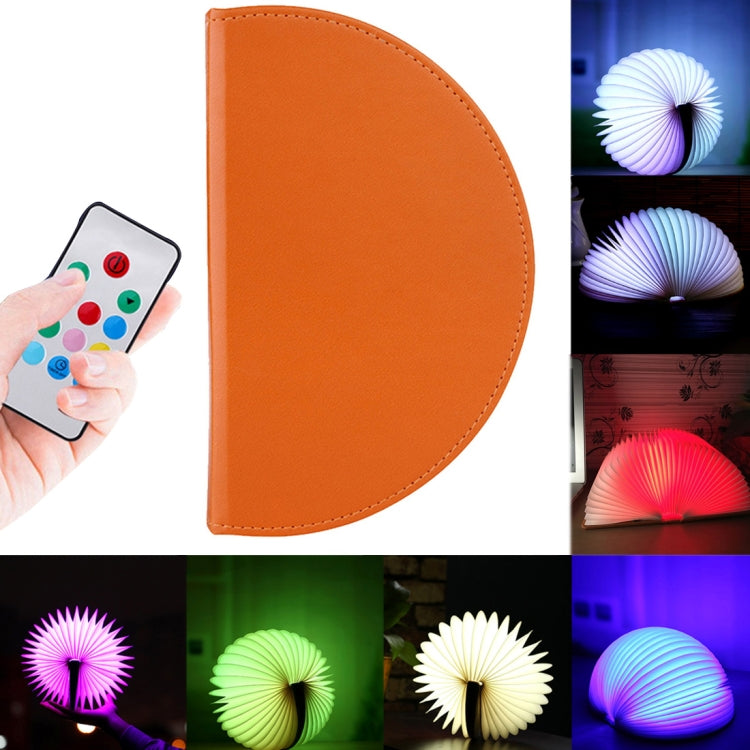 Creative Portable USB Charging Semicircle Night Light with Remote Control, Semicircle (Brown), Semicircle (Blue)