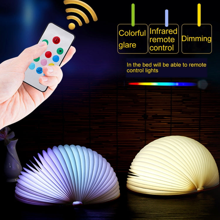 Creative Portable USB Charging Semicircle Night Light with Remote Control, Semicircle (Brown), Semicircle (Blue)