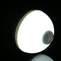E27 7W 16 LEDs SMD 5730 450LM Infrared Motion Sensor LED Light Bulb, Sensor Distance: 4-6m, AC 220V, E27 7W White Light