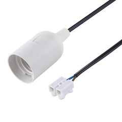 E27 Lamp Socket Base Holder with Electrical Wire Cable, Cable Length: 28cm, E27
