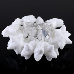 20 LEDs Teenage Style Warm Fairy Decorative Lamp for Christmas, Wedding, Bedroom, Cracked Star