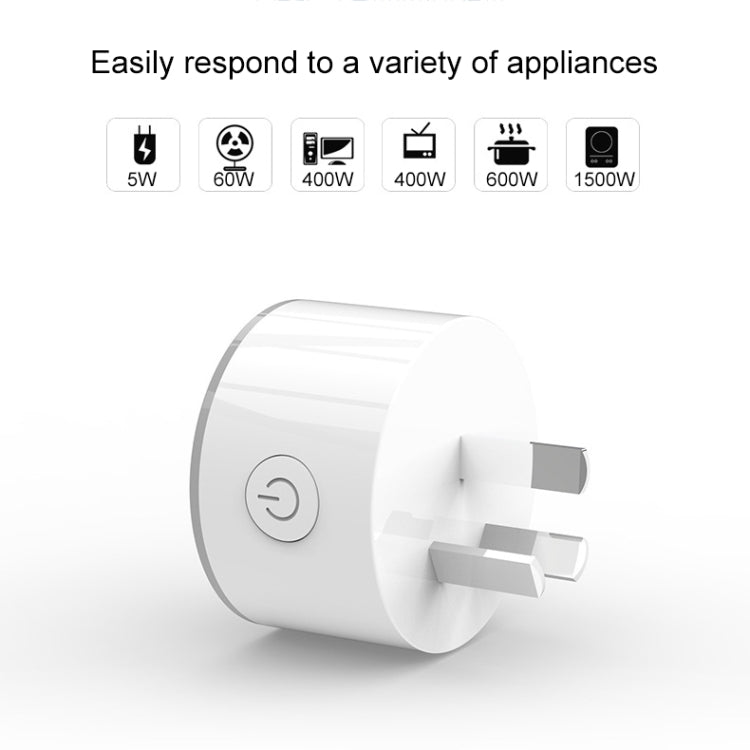 10A RGB Scene Light WiFi Remote Control Smart Socket Works with Alexa & Google Home & IFTTT, AC 100-240V, AU Plug, XS-A17