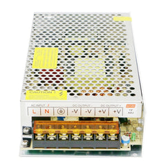 SOMPOM S-120-12 120W 12V 10A Iron Shell Driver LED Light Strip Lighting Monitor Power Supply, 120W 10A