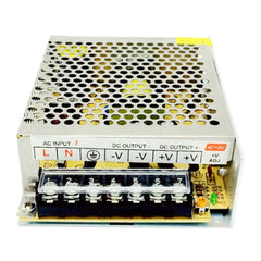 SOMPOM S-60-12 60W 12V 5A Iron Shell Driver LED Light Strip Lighting Monitor Power Supply, 60W 5A