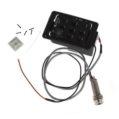 JOYO JE-307 Guitar Pickup 5-Band Equalizer Folk Guitar EQ Acoustic guitarra Pickup Preamp Electric Digital Tuner, JE-307