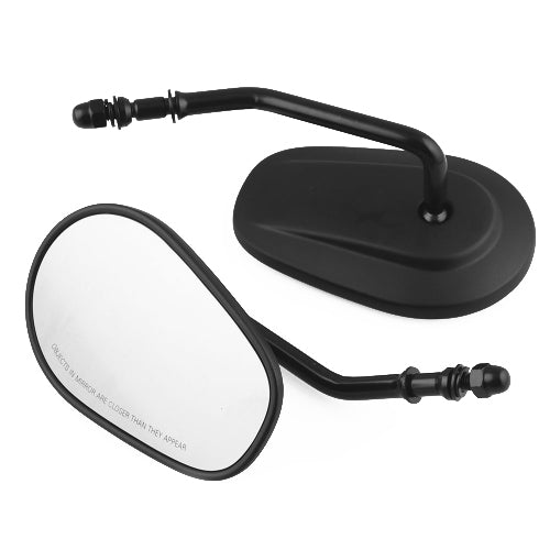 MB-MR008-BK Motorcycle Modified Rotatable Matt Rear View Mirror Set for Harley Davidson XL 883 1200, For Harley Davidson XL 883 1200
