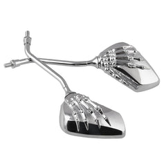 MB-MR011 Motorcycle Modified Universal ABS Skeleton Hand Rear View Mirror Set, Universal Skeleton Hand