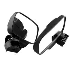 MB-MR016-BK 2 PCS Motorcycle UTV Modified Side View Mirrors for UTV with 1.75 inch and 2 inch Roll Cage, MB-MR016-BK