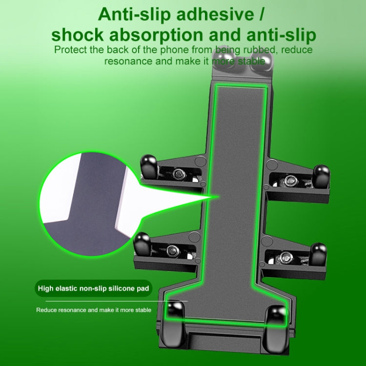 Tilt Rearview Mirror Screw Hole Ball-Head Motorcycle Eight-jaw Aluminum Phone Navigation Bracket, Rearview Mirror Screw Hole