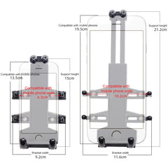 M10 Bolt Ball-Head Motorcycle Multi-function Eight-jaw Aluminum Phone Navigation Holder Bracket, M10 Bolt