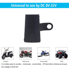 Motorcycle Waterproof DC 8-32V 5V / 1.2A Rearview Mirror USB Phone Charger Adapter, with Indicator Light, 1 USB Port