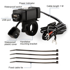 Motorcycle Mobile Phone Charger QC3.0 PD Fast Charge Charger U-type Terminal, U-type Terminal
