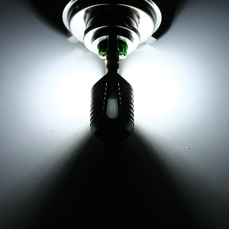 H4 DC12V / 7.4W Motorcycle LED Headlight with 24LEDs SMD-3030 Lamp Beads, H4 Style 1 (White Light), H4 Style 1 (Yellow + White)