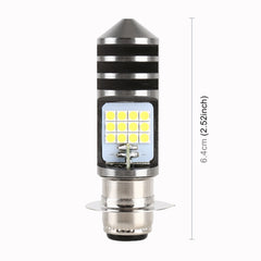 PX15D DC12V / 7.4W Motorcycle LED Headlight with 24LEDs SMD-3030 Lamp Beads, PX15D Style 1 (White Light), PX15D Style 1 (Yellow + White)