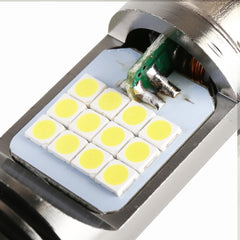 BA20D DC12V / 7.4W Motorcycle LED Headlight with 24LEDs SMD-3030 Lamp Beads, BA20D Style 2 (White Light), BA20D Style 2 (Yellow + White)