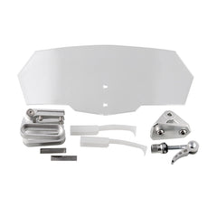 MB-WE024 Universal Motorcycle Modified Acrylic Heightened Windshield, MB-WE024(White)