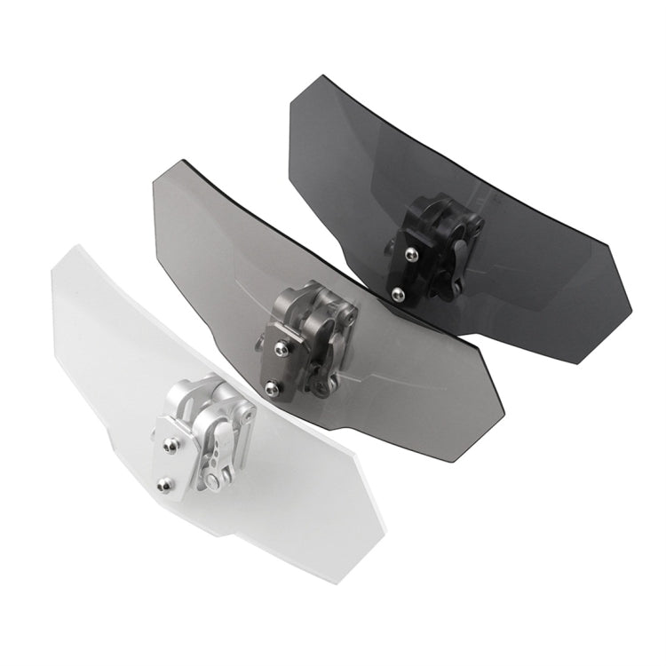 MB-WE024 Universal Motorcycle Modified Acrylic Heightened Windshield, MB-WE024(White)