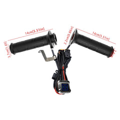 WUPP ZH-983C1 Motorcycle Modified Intelligent Electric Heating Hand Cover Heated Grip Handlebar with Three Gear Temperature Control, ZH-983C1