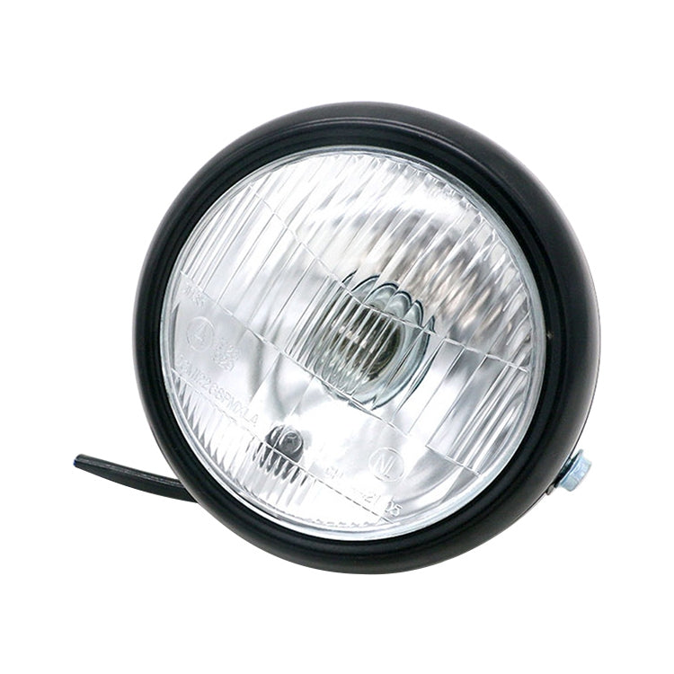 5.75 inch Motorcycle Black Shell Retro Lamp LED Headlight Modification Accessories for CG125 / GN125, Black Shell Retro Lamp