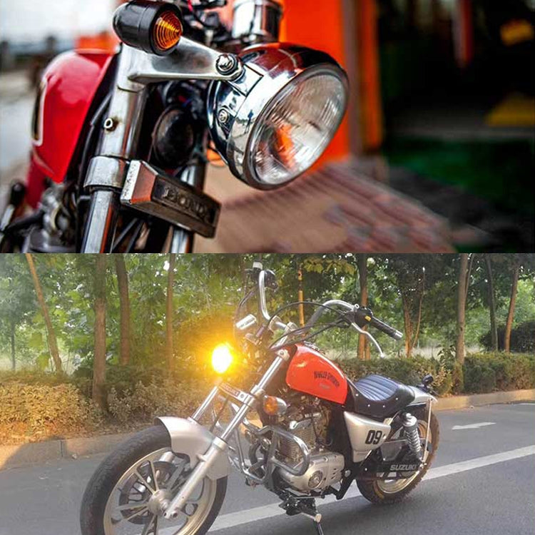 5.75 inch Motorcycle Black Shell Retro Lamp LED Headlight Modification Accessories for CG125 / GN125, Black Shell Retro Lamp