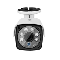 633H2 / A 1080P 3.6mm Lens CCTV DVR Surveillance System IP66 Weatherproof Indoor Security Bullet Camera with 6 LED Array, Support Night Vision, 633H2 / A White