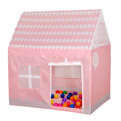 Household Children Printing Play Tent Small Game House with Mat, with Mat (Light Pink), with Mat (Black White), with Mat (Pink)