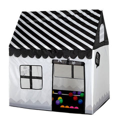 Household Children Printing Play Tent Small Game House, with 50 Ocean Balls, with 50 Ocean Balls (Black White), with 50 Ocean Balls (Pink), with 50 Ocean Balls (Green), with 50 Ocean Balls (Light Pink)