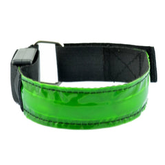LED Flash Safety Reflective Nylon Light Rechargeable Sports Wrist Belt, Rechargeable Yellow, Rechargeable Green, Rechargeable Blue, Rechargeable Red