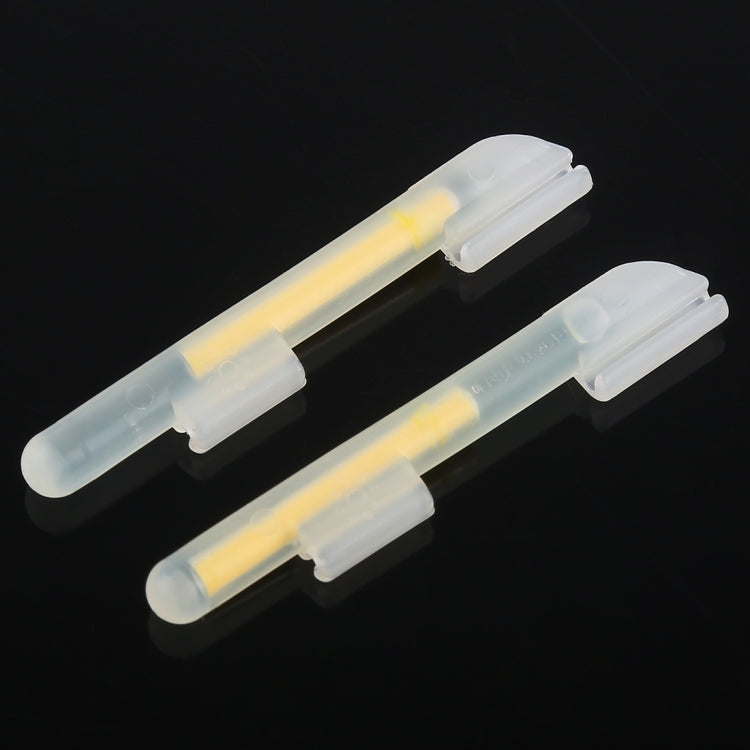 5 Packs OCEAN SUN Clip-On Luminous Float Night Fishing Light Stick, S, Fits Rod Tip 1.5-1.9mm, Clip-On, S
