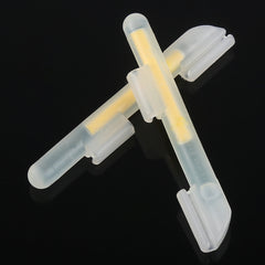 5 Packs OCEAN SUN Clip-On Luminous Float Night Fishing Light Stick, S, Fits Rod Tip 1.5-1.9mm, Clip-On, S