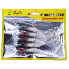 HENGJIA SO050-1 5 PCS 11cm/16g Luya Fishing Lure Fishing Gear Sea Bass Soft Fish with Hook, SO050-5, SO050-4, SO050-2, SO050-1
