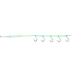 HENGJIA 32cm/7g Fishing Knife Fish Wire Luminous Night Light Octopus Squid Hook 5 Hooks