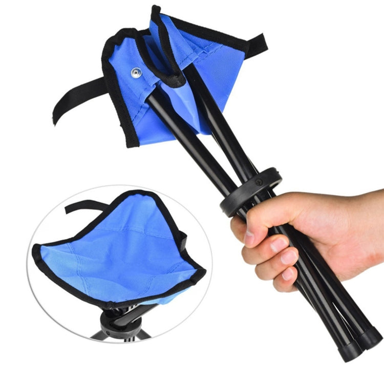 Hiking Outdoor Camping  Fishing Folding Stool Portable Triangle Chair Maximum Load 100KG Folding Chair Size:22 x 22 x 31cm, Fishing Folding Stool(Red), Fishing Folding Stool(Blue), Fishing Folding Stool(Green)