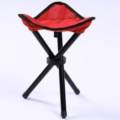 Hiking Outdoor Camping  Fishing Folding Stool Portable Triangle Chair Maximum Load 100KG Folding Chair Size:22 x 22 x 31cm, Fishing Folding Stool(Red), Fishing Folding Stool(Blue), Fishing Folding Stool(Green)