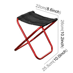 Outdoor Portable Folding Stool, Size: 25*22*26cm, 8013