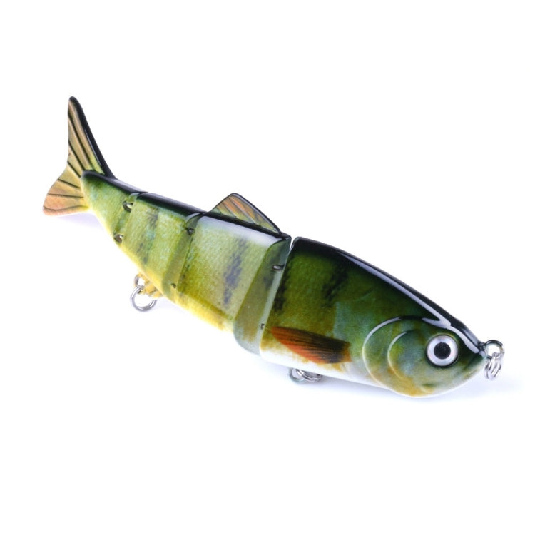 HENGJIA JM022-X 12cm 16.8g Multi-section Plastic Hard Baits Artificial Fishing Lures with Treble Hook, Random Color Delivery, JM022-X 12cm