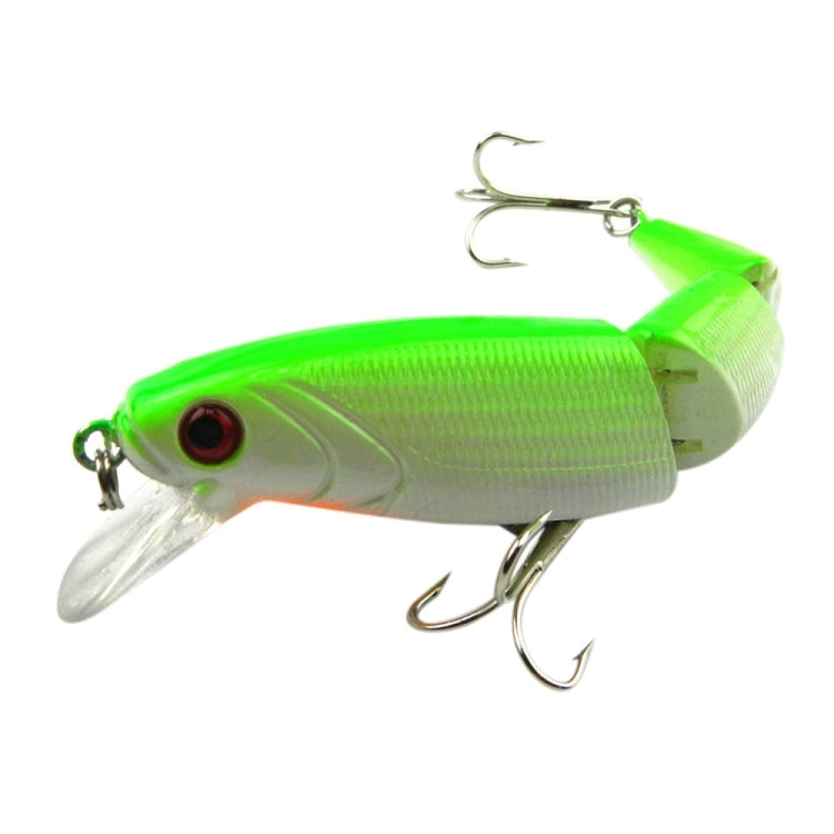 HENGJIA JM001-X 10.5cm 14g Multi-section Plastic Hard Baits Artificial Fishing Lures with Treble Hook, Random Color Delivery, JM001-X 10.5cm