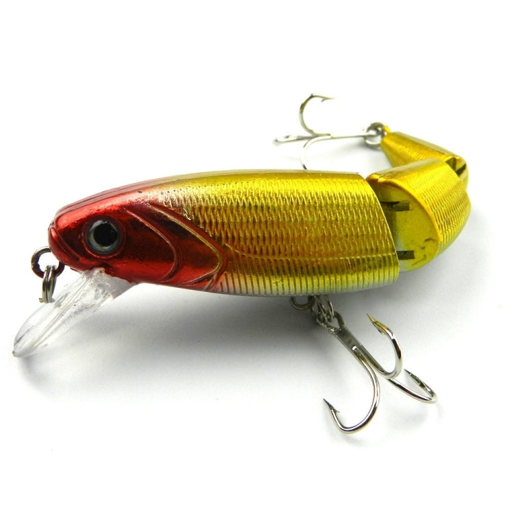 HENGJIA JM001-X 10.5cm 14g Multi-section Plastic Hard Baits Artificial Fishing Lures with Treble Hook, Random Color Delivery, JM001-X 10.5cm