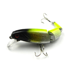 HENGJIA JM001-X 10.5cm 14g Multi-section Plastic Hard Baits Artificial Fishing Lures with Treble Hook, Random Color Delivery, JM001-X 10.5cm