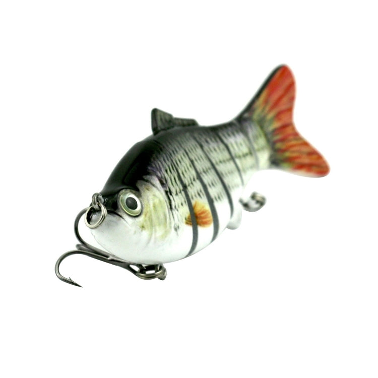 HENGJIA JM020 10cm 18g Multi-section Plastic Hard Baits Artificial Fishing Lures with Treble Hook, Random Color Delivery, JM020 10cm